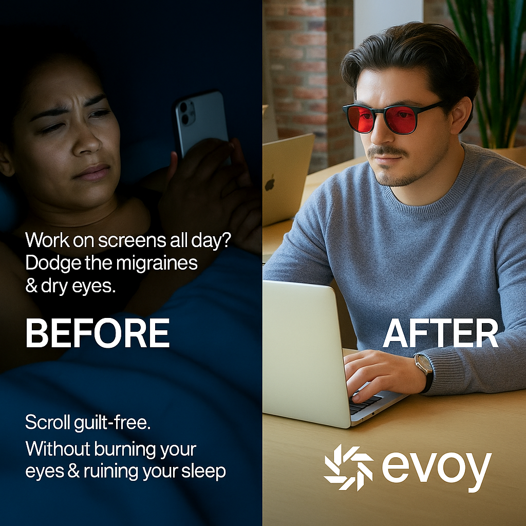 Zone® | Unisex Red Lens Blue Light Glasses